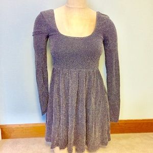 Free People Blue Sparkle Dress XS